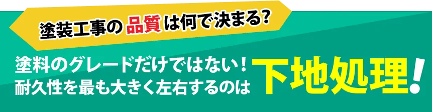 下地処理とは